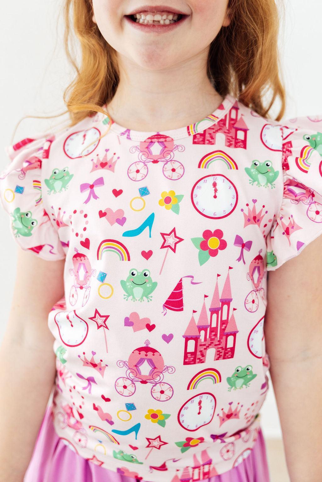 Princess &amp; the Froggie S/S Ruffle Tee