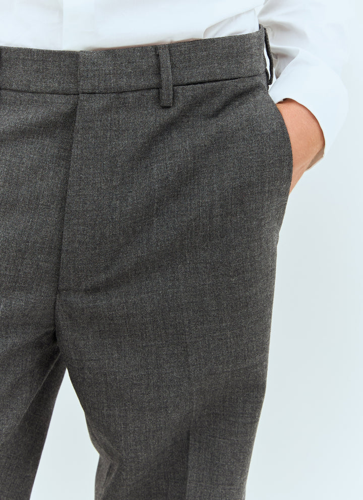 Miu Miu Men Marled Wool Pants