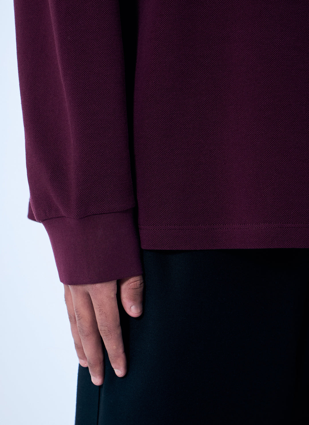 Miu Miu Men Logo Embroidery Polo Shirt