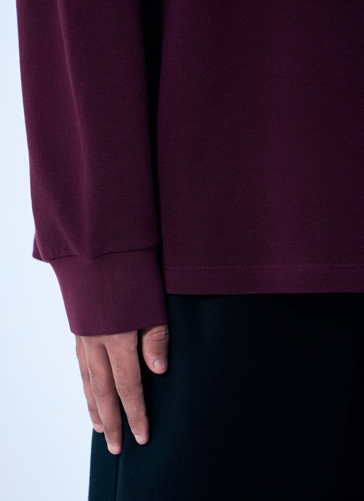 Miu Miu Men Logo Embroidery Polo Shirt