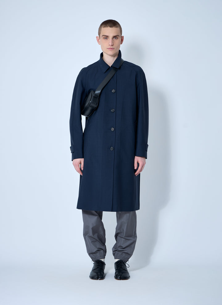 Miu Miu Men Single-Breasted Mohair Coat