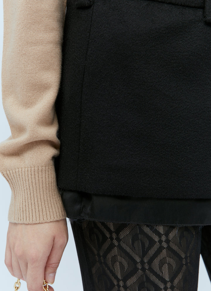 Miu Miu Women Velour Mini Skirt