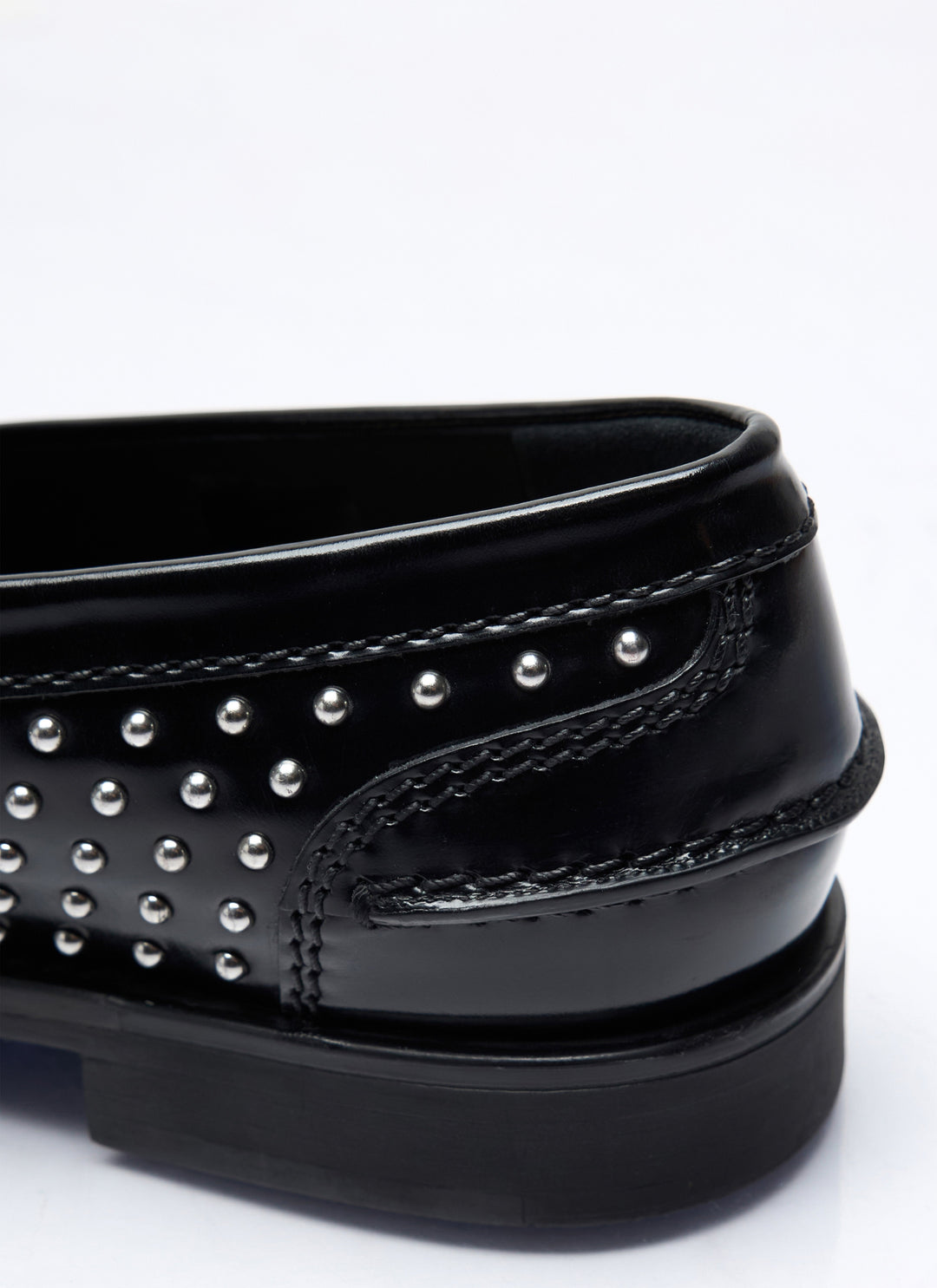 Miu Miu Women Studded Leather Loafers