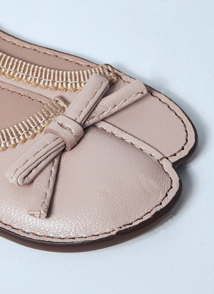 Miu Miu Women Miu Ballet Leather Keychain