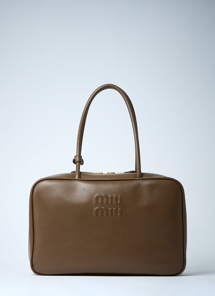 Miu Miu Women Beau Leather Shoulder Bag