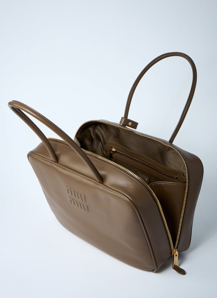 Miu Miu Women Beau Leather Shoulder Bag