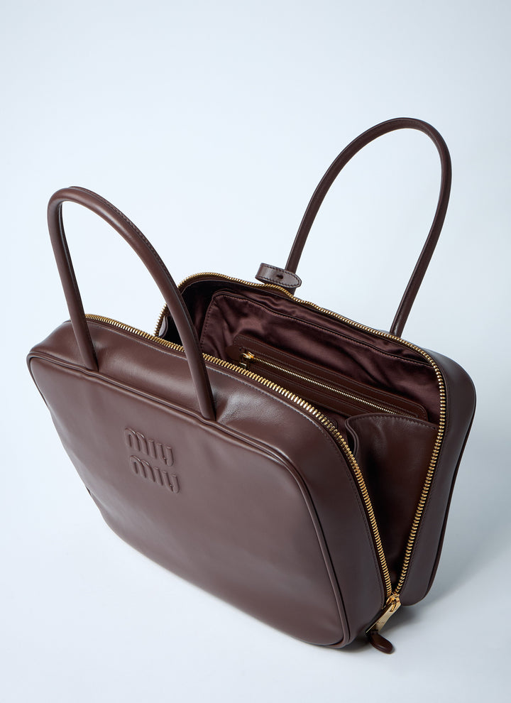 Miu Miu Women Beau Leather Shoulder Bag