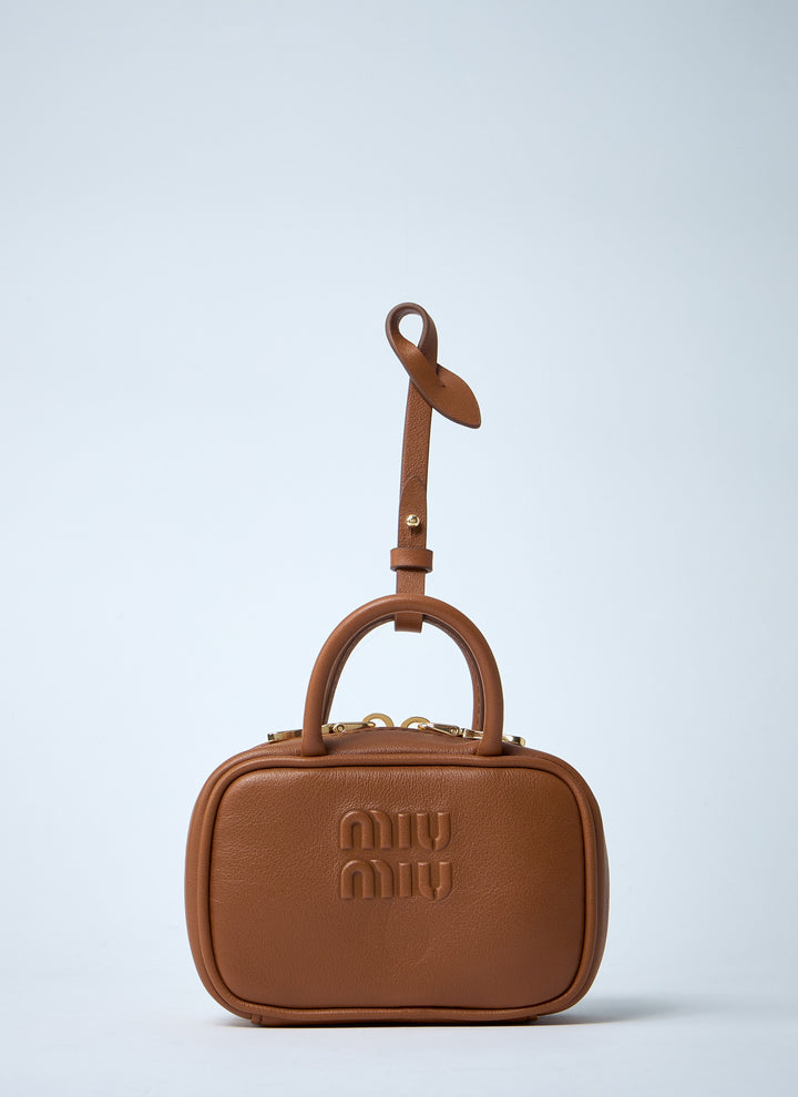 Miu Miu Women Micro Beau Leather Bag