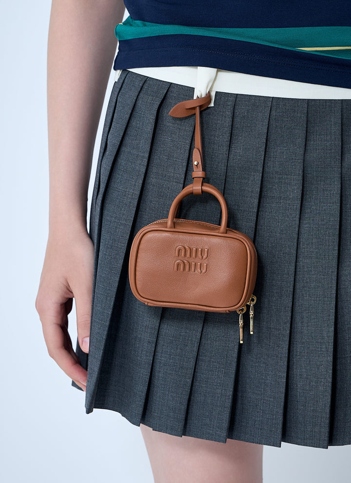Miu Miu Women Micro Beau Leather Bag