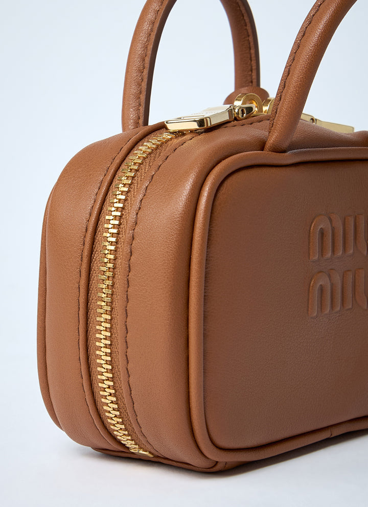Miu Miu Women Micro Beau Leather Bag