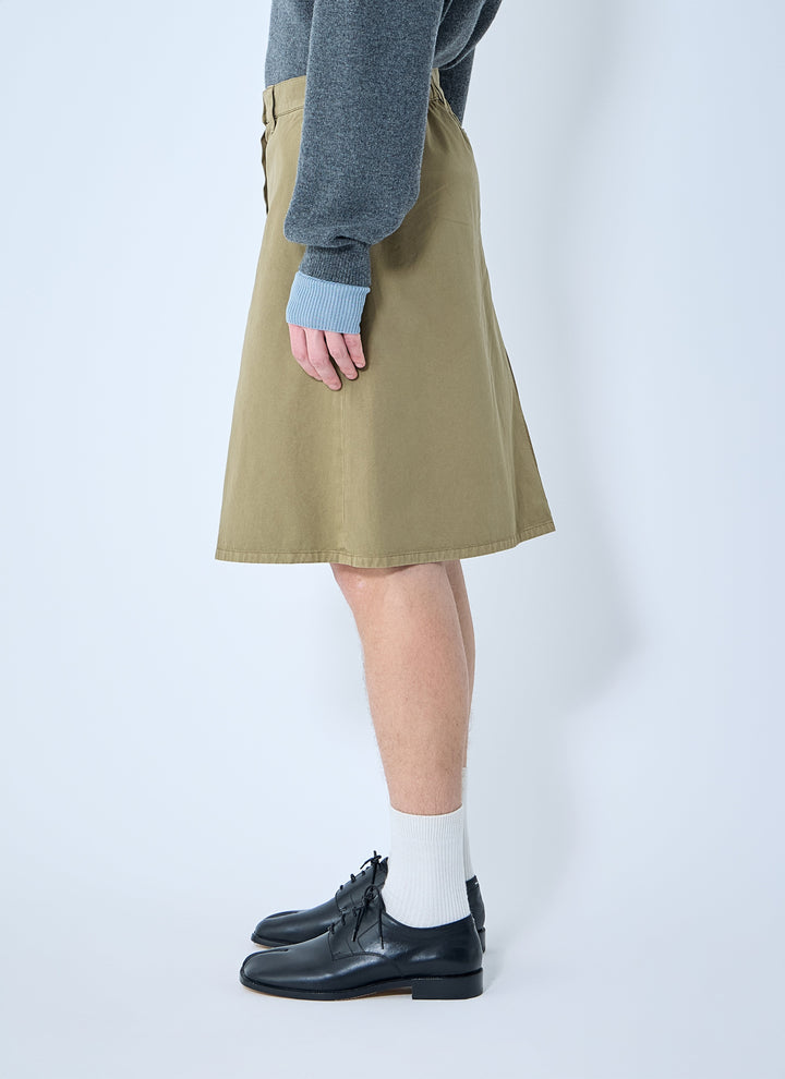 Miu Miu Men Garment-Dyed Skirt