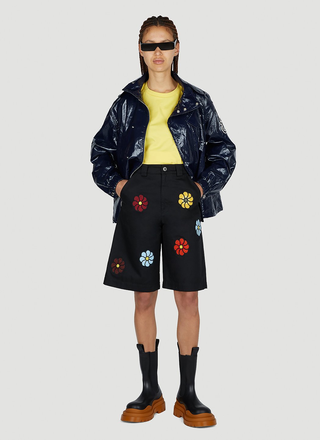 1 Moncler Jw Anderson Men Floral Bermuda Shorts