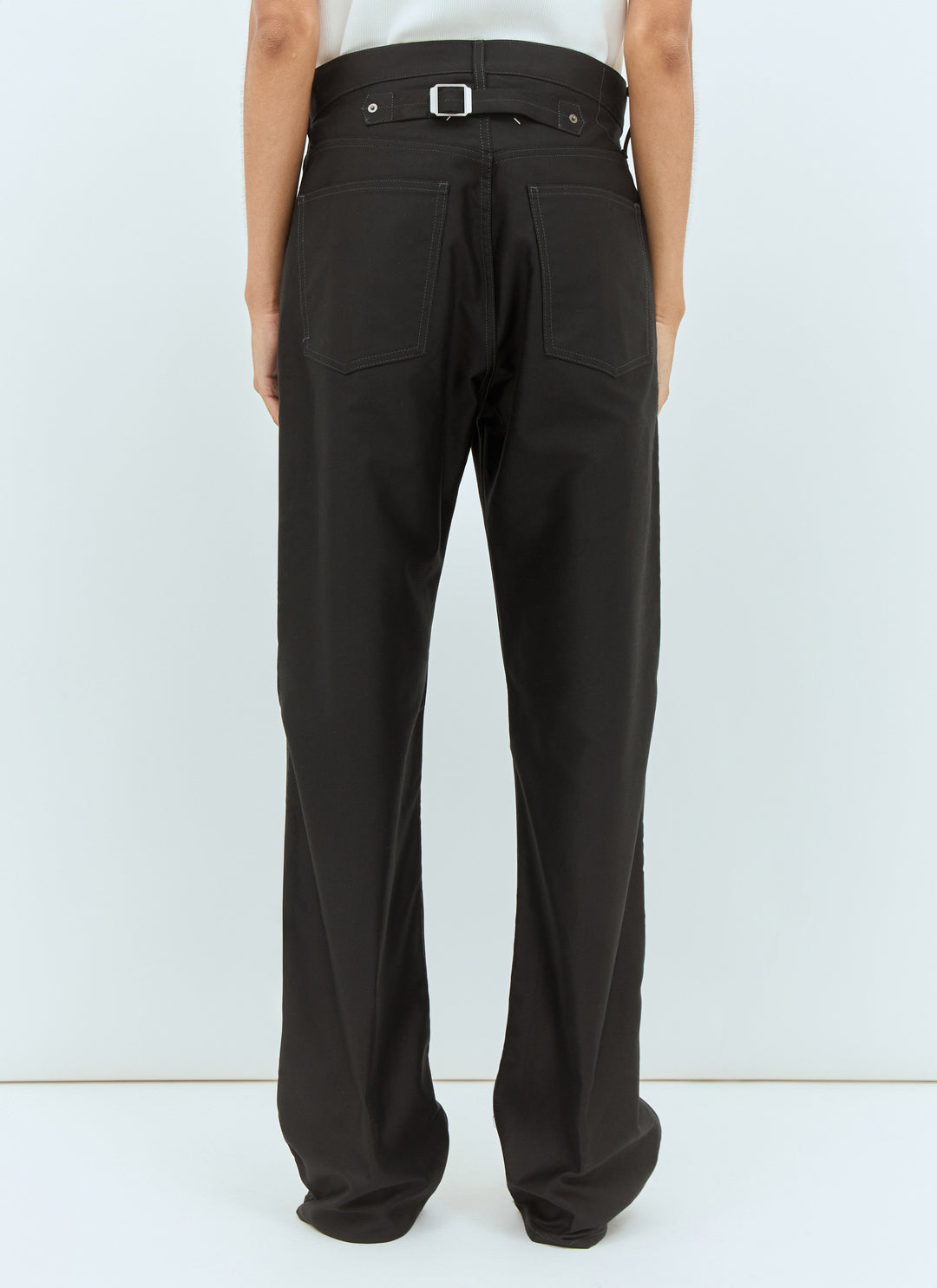 Maison Margiela Women Straight-Leg Coated Jeans