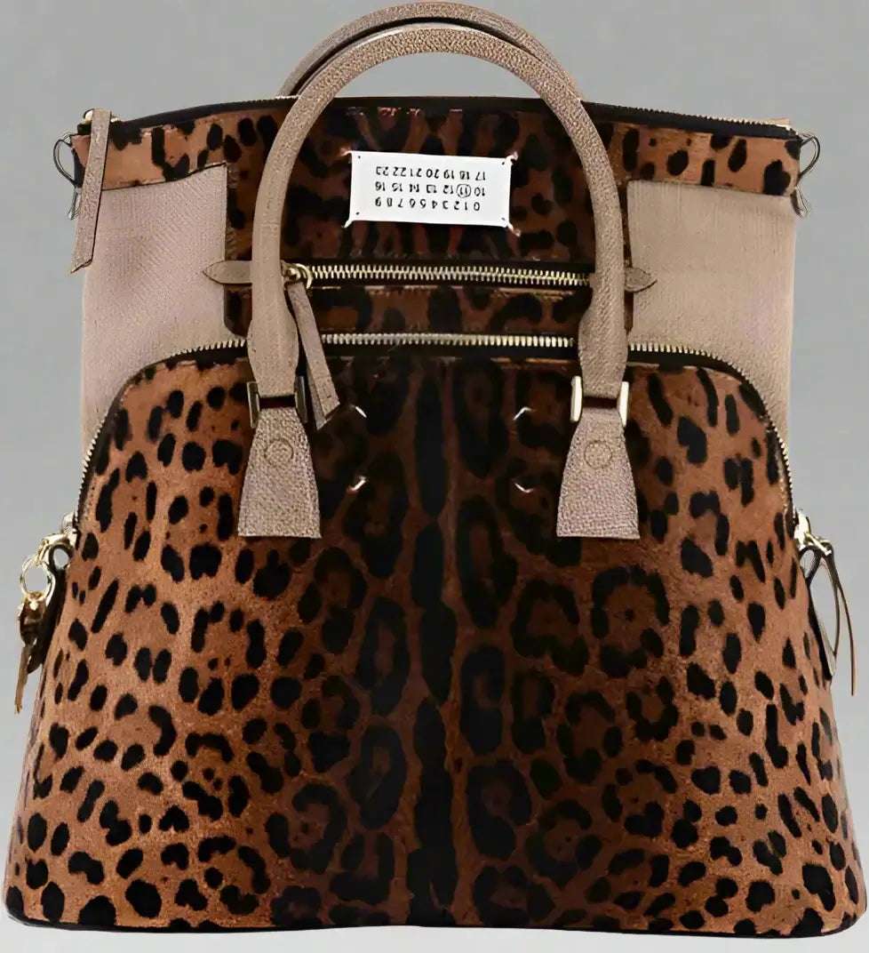 Maison Margiela Brown Calfskin Tote Bag