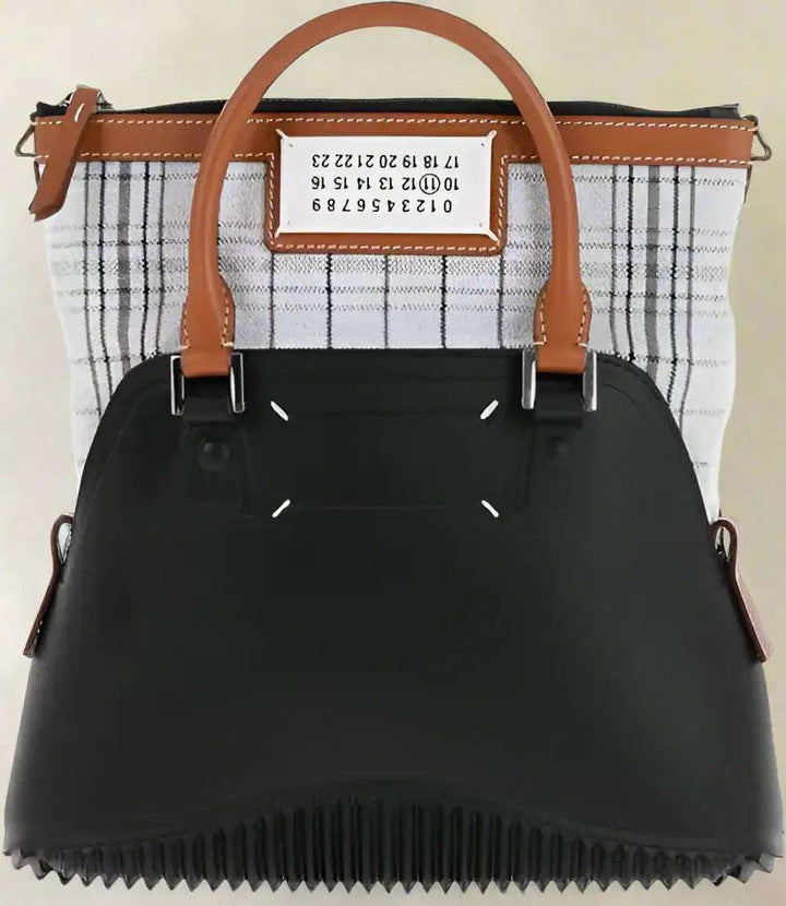 Maison Margiela Black Elastane Tote Bag