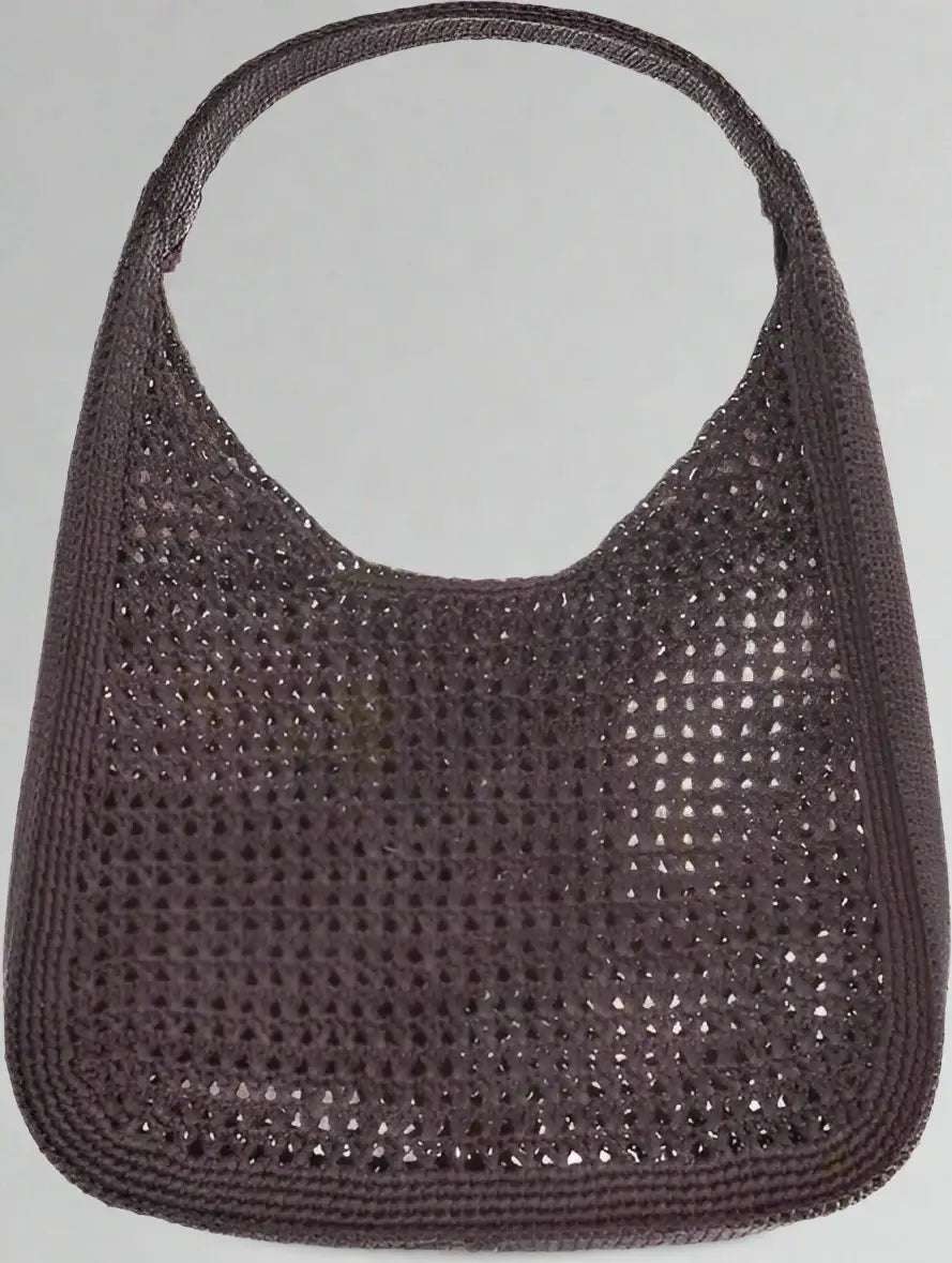 Miu Miu Rafia Shoulder Bag with front logo motif
