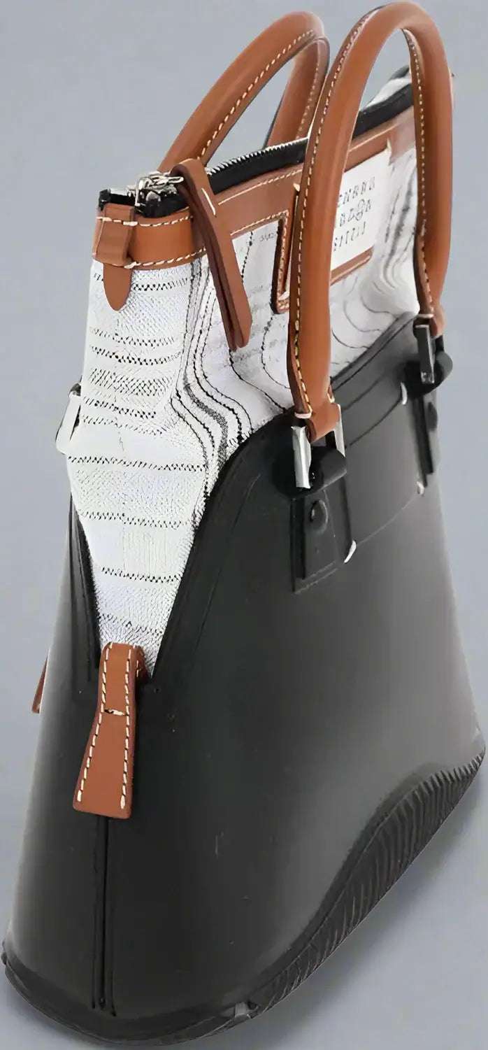 Maison Margiela Black Elastane Tote Bag