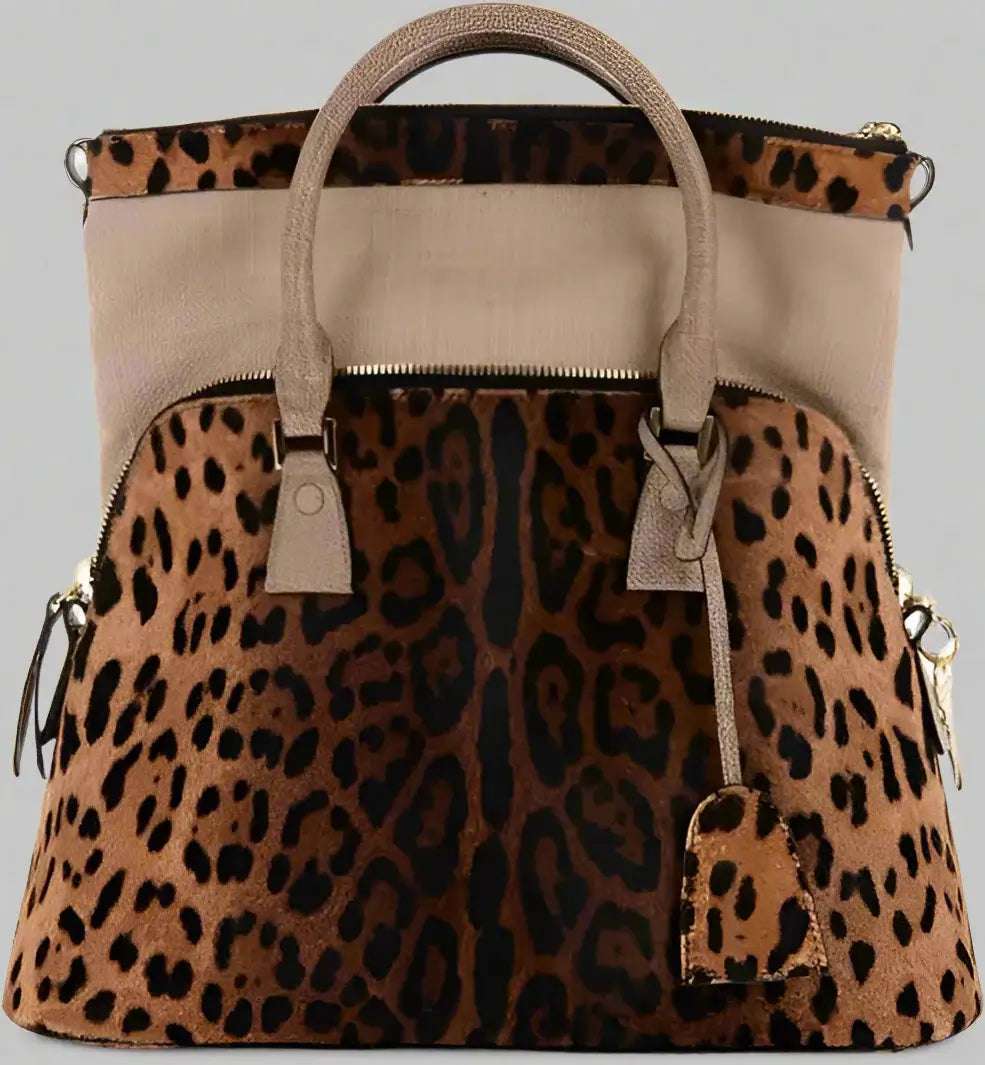 Maison Margiela Brown Calfskin Tote Bag