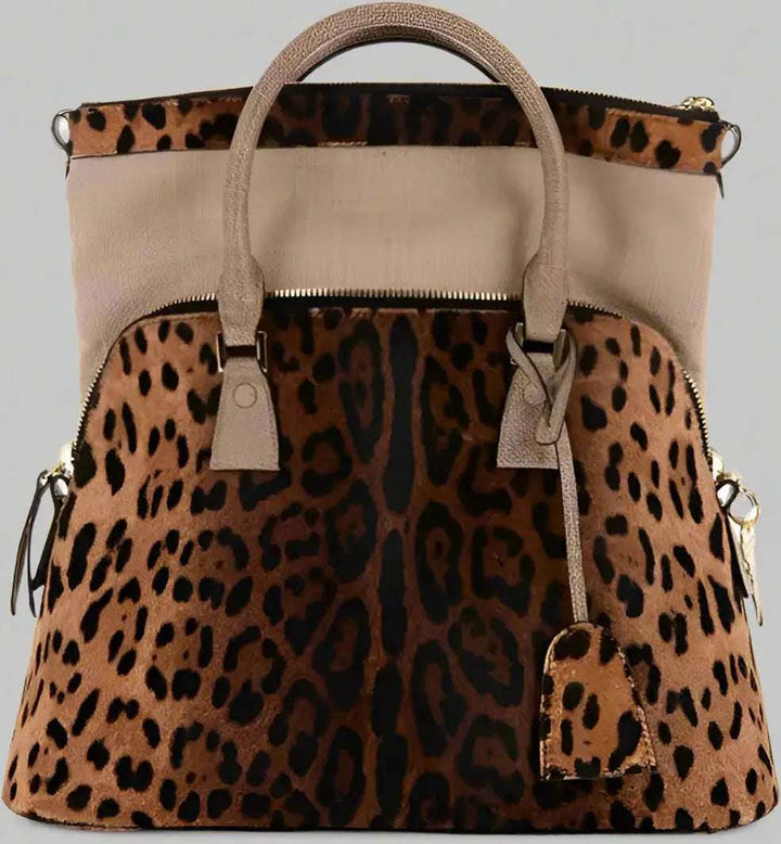 Maison Margiela Brown Calfskin Tote Bag
