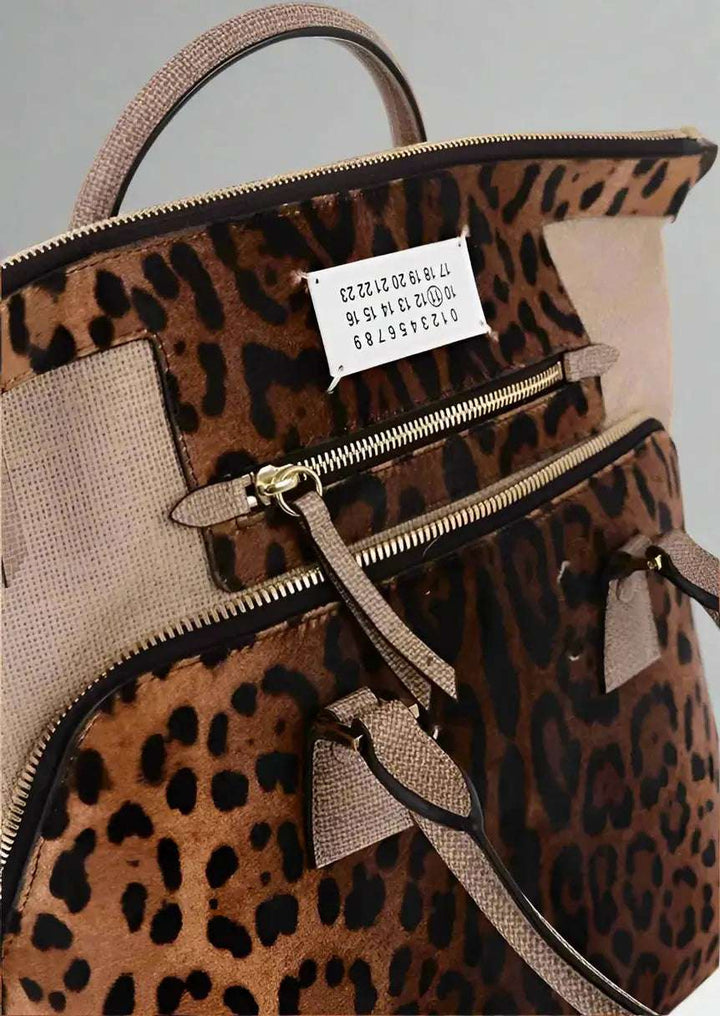 Maison Margiela Brown Calfskin Tote Bag