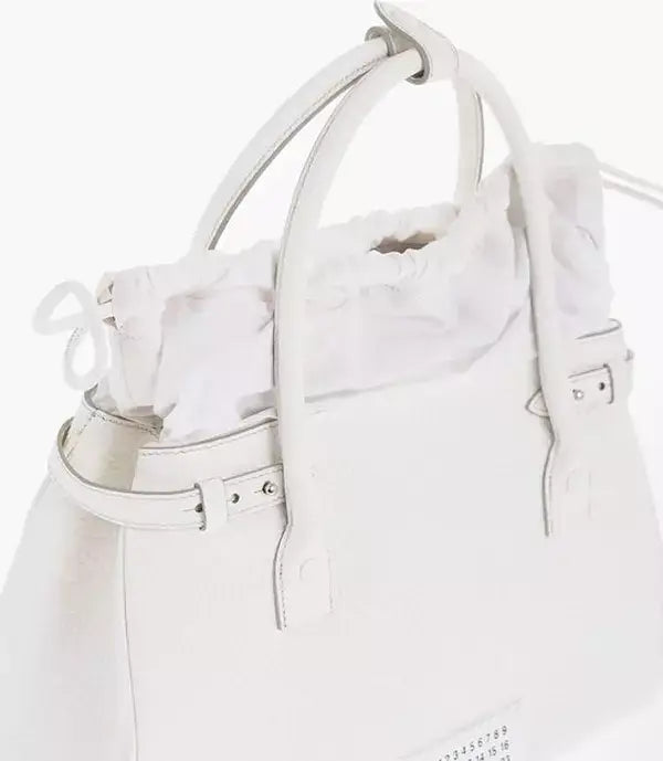 Maison Margiela White Calfskin Tote Bag