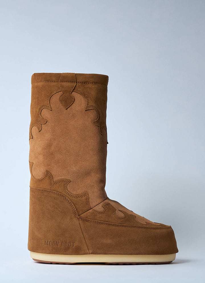 Moon Boot Men Icon Suede Embroidery Boots