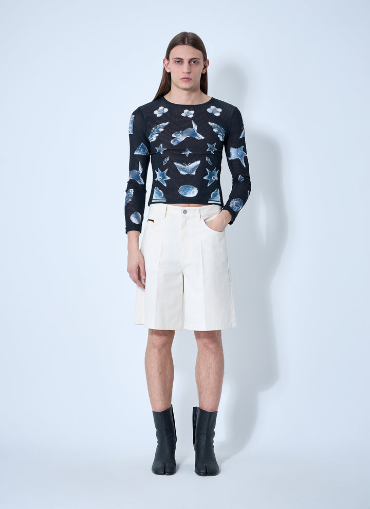 Marni Men Cotton Bermuda Shorts