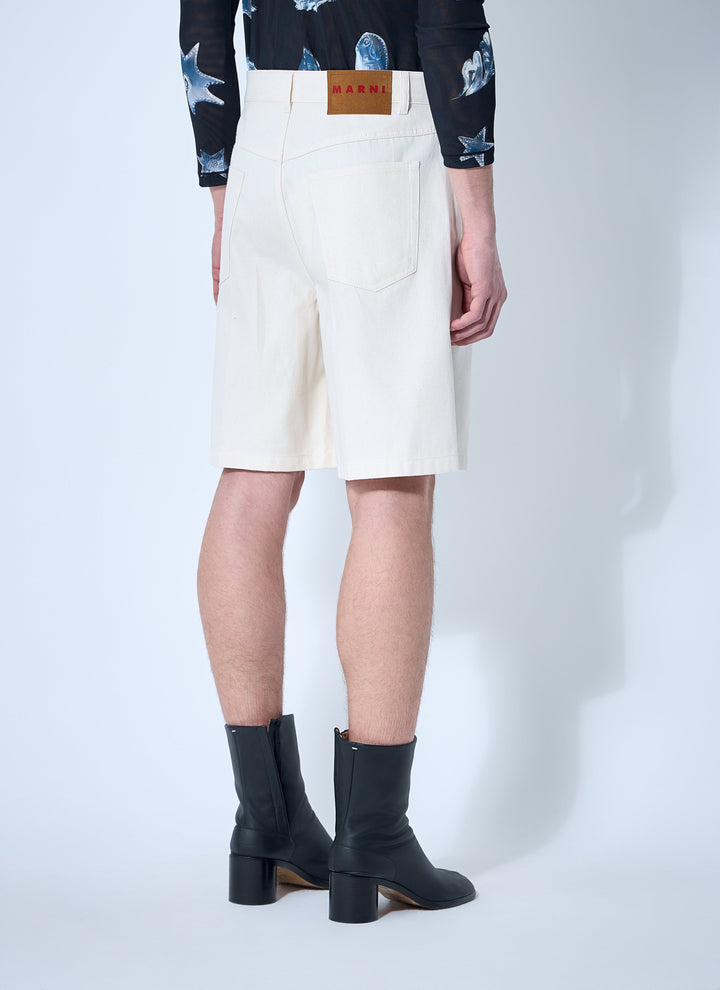 Marni Men Cotton Bermuda Shorts
