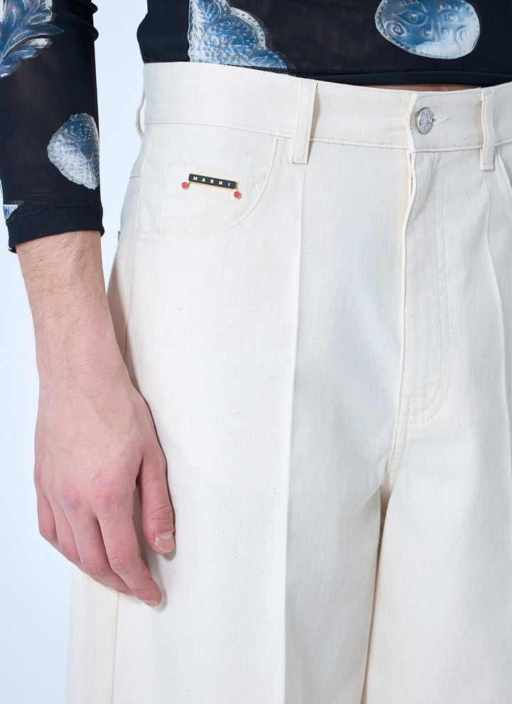 Marni Men Cotton Bermuda Shorts