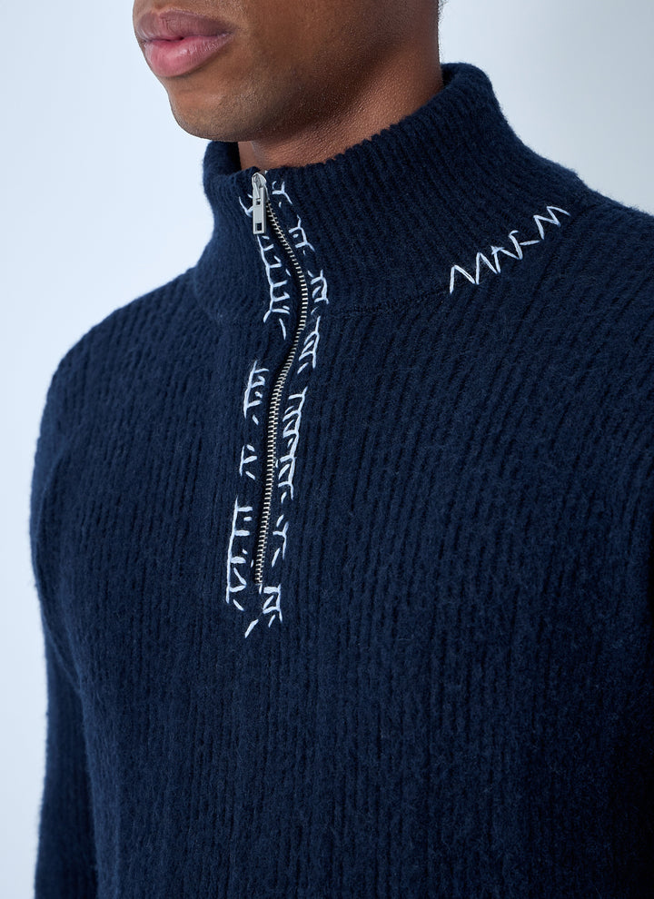 Marni Men Logo Embroidery Sweater