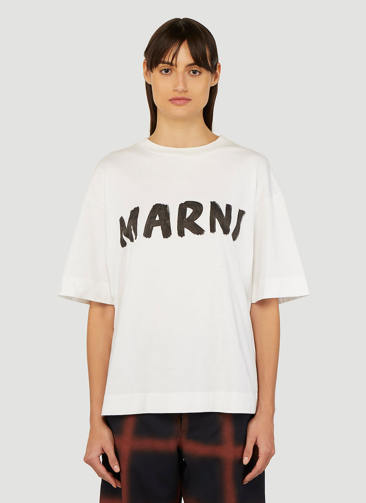 Marni Women Logo Print T-Shirt