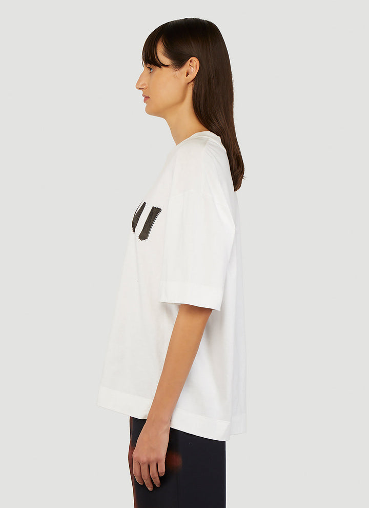 Marni Women Logo Print T-Shirt