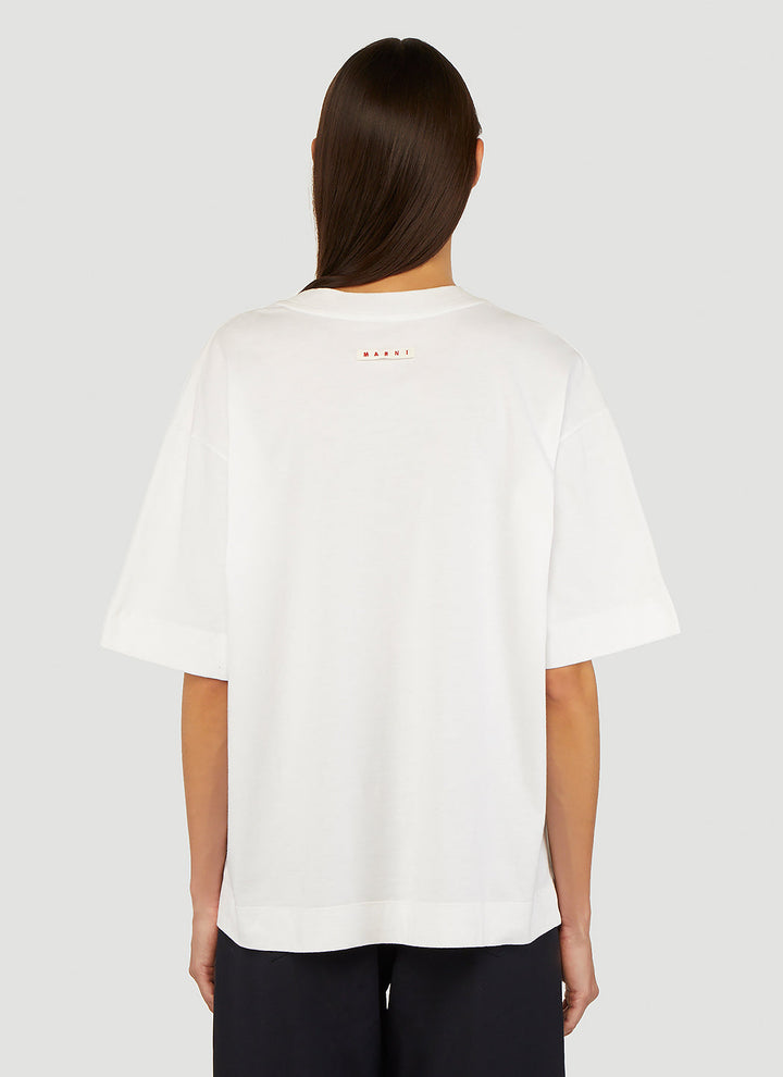 Marni Women Logo Print T-Shirt
