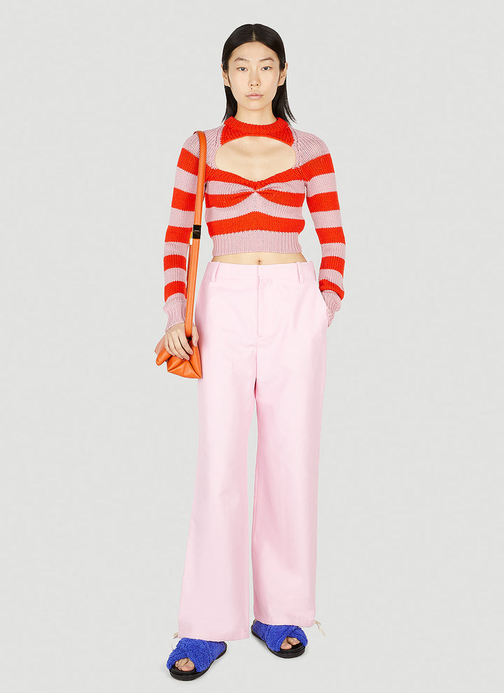 Marni Women Straight Leg Drawstring Pants