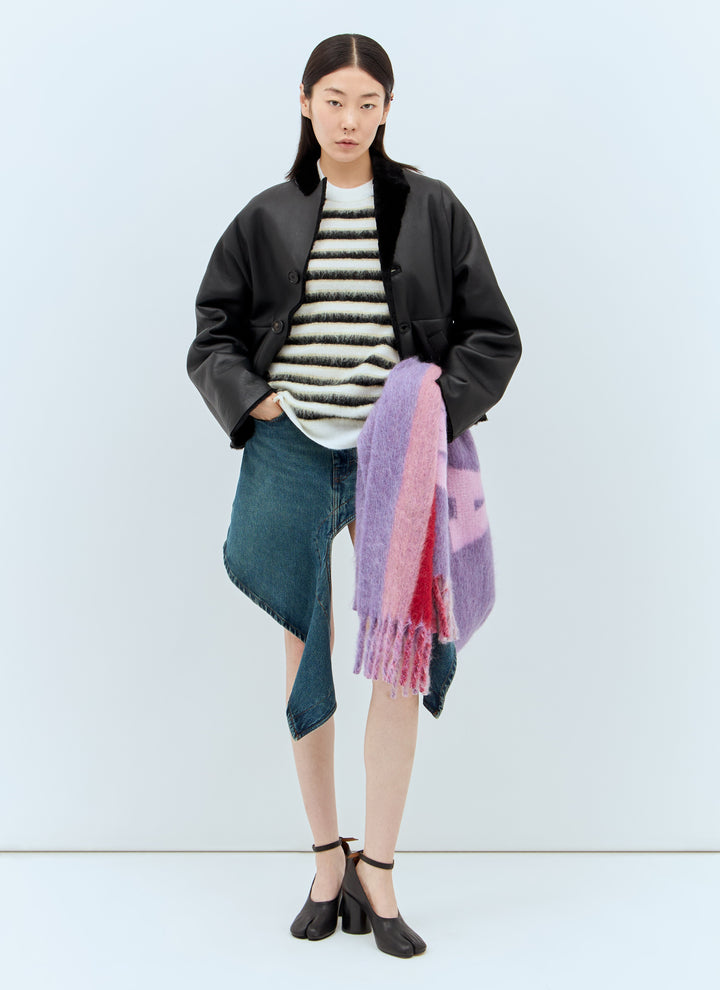 Marni Women Striped Wool-Mohair Sweater