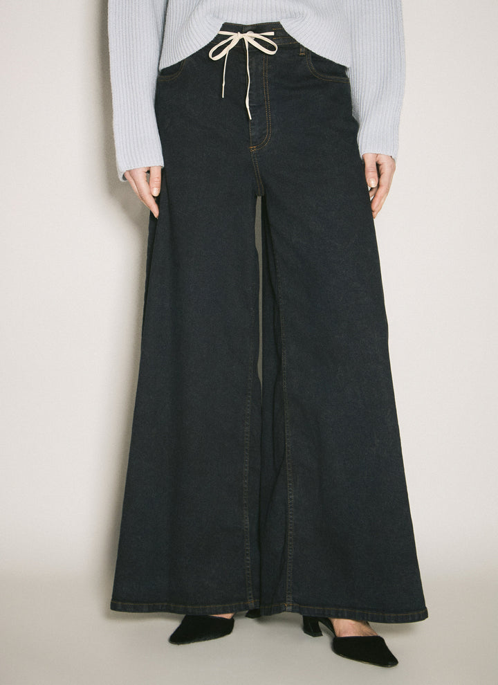 Marni Women Wide-Leg Stretch Jeans