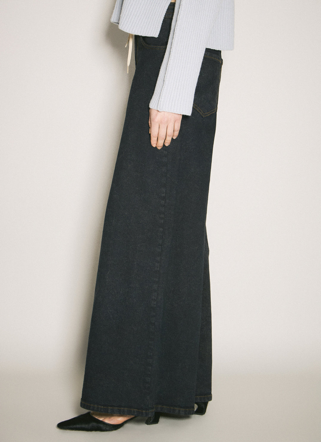 Marni Women Wide-Leg Stretch Jeans