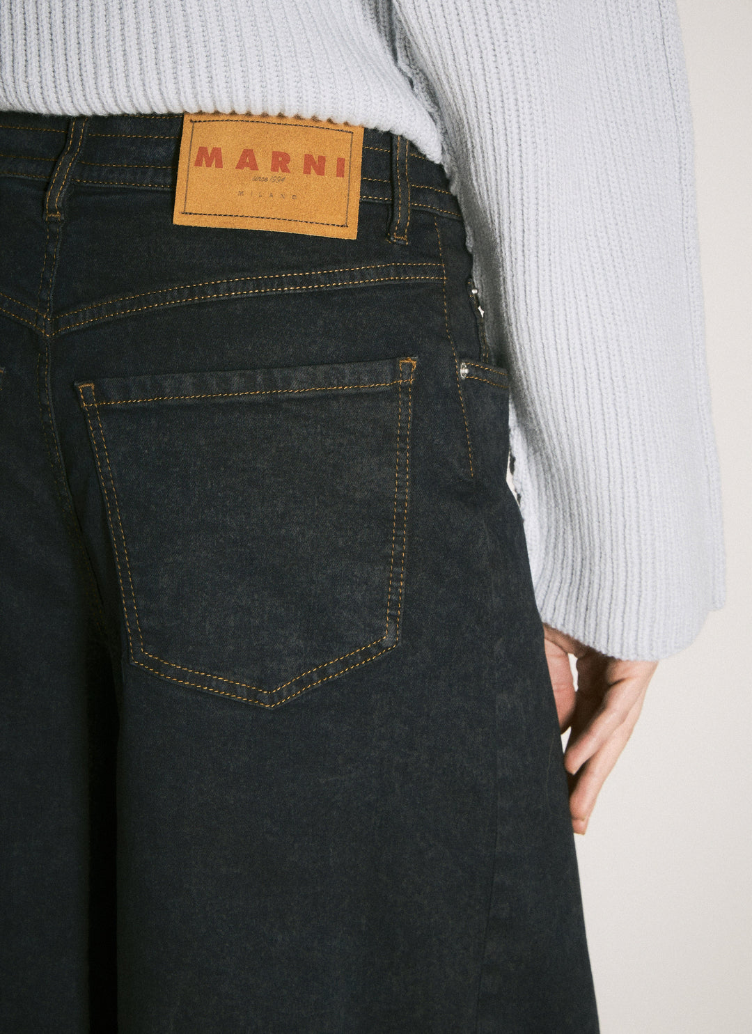 Marni Women Wide-Leg Stretch Jeans