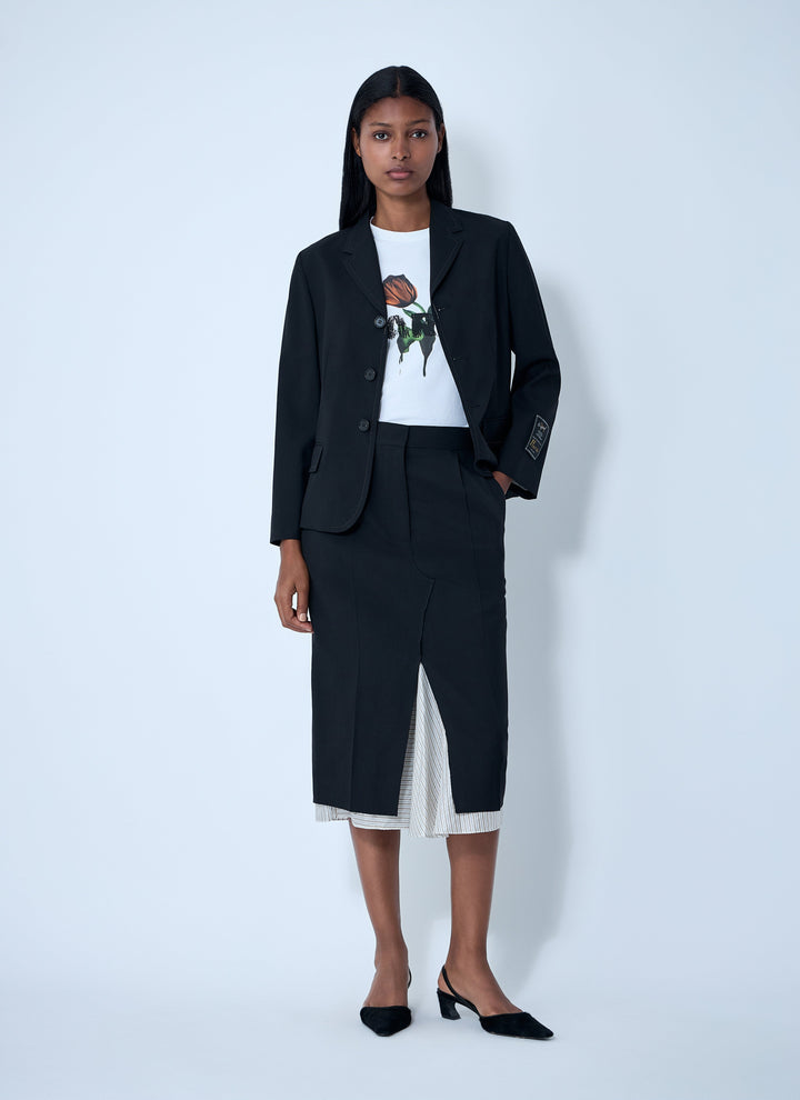 Marni Women Wool Midi Skirt