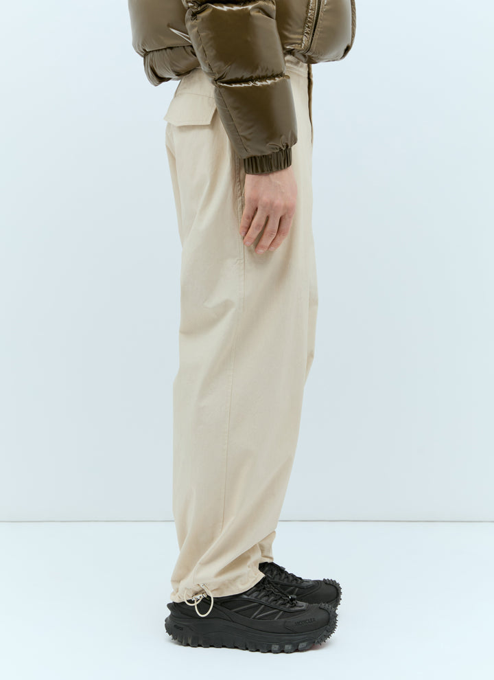Moncler Men Drawstring Poplin Pants