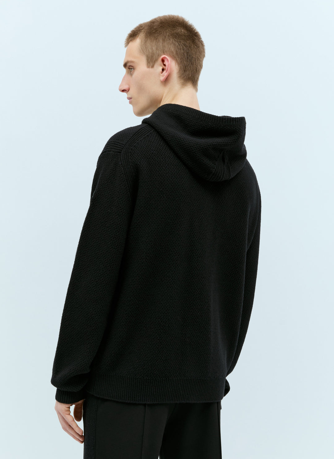 Moncler Men Wool Hooded Sweatshirt