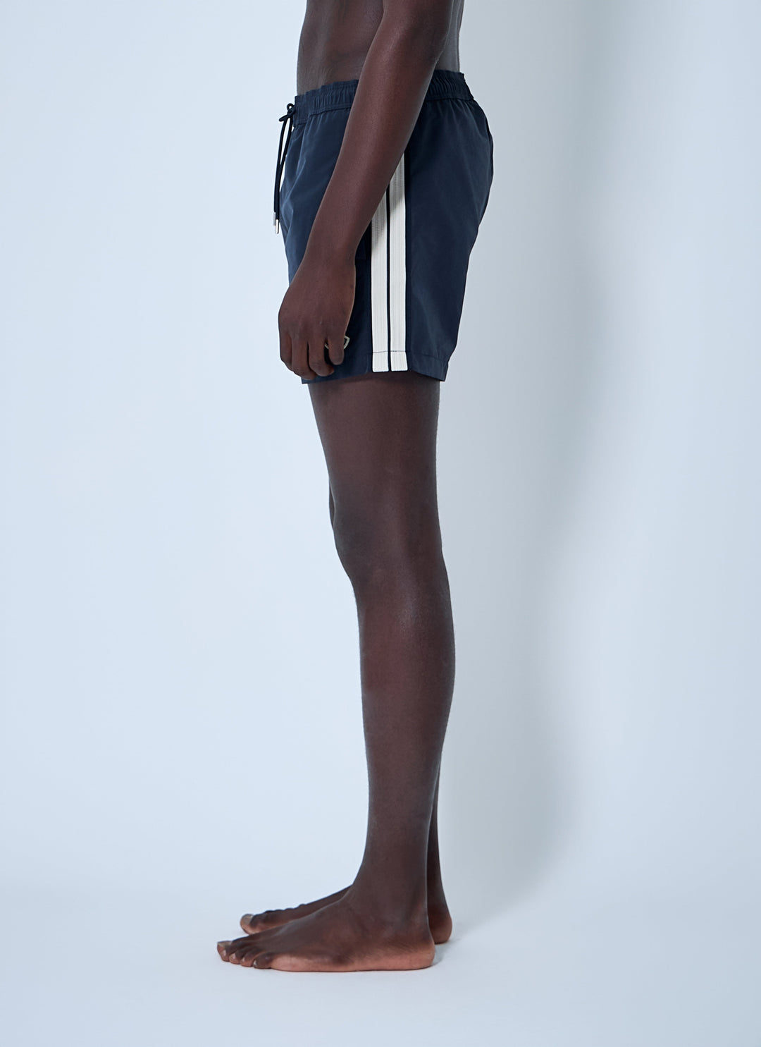 Moncler Men Logo Patch Swim Shorts