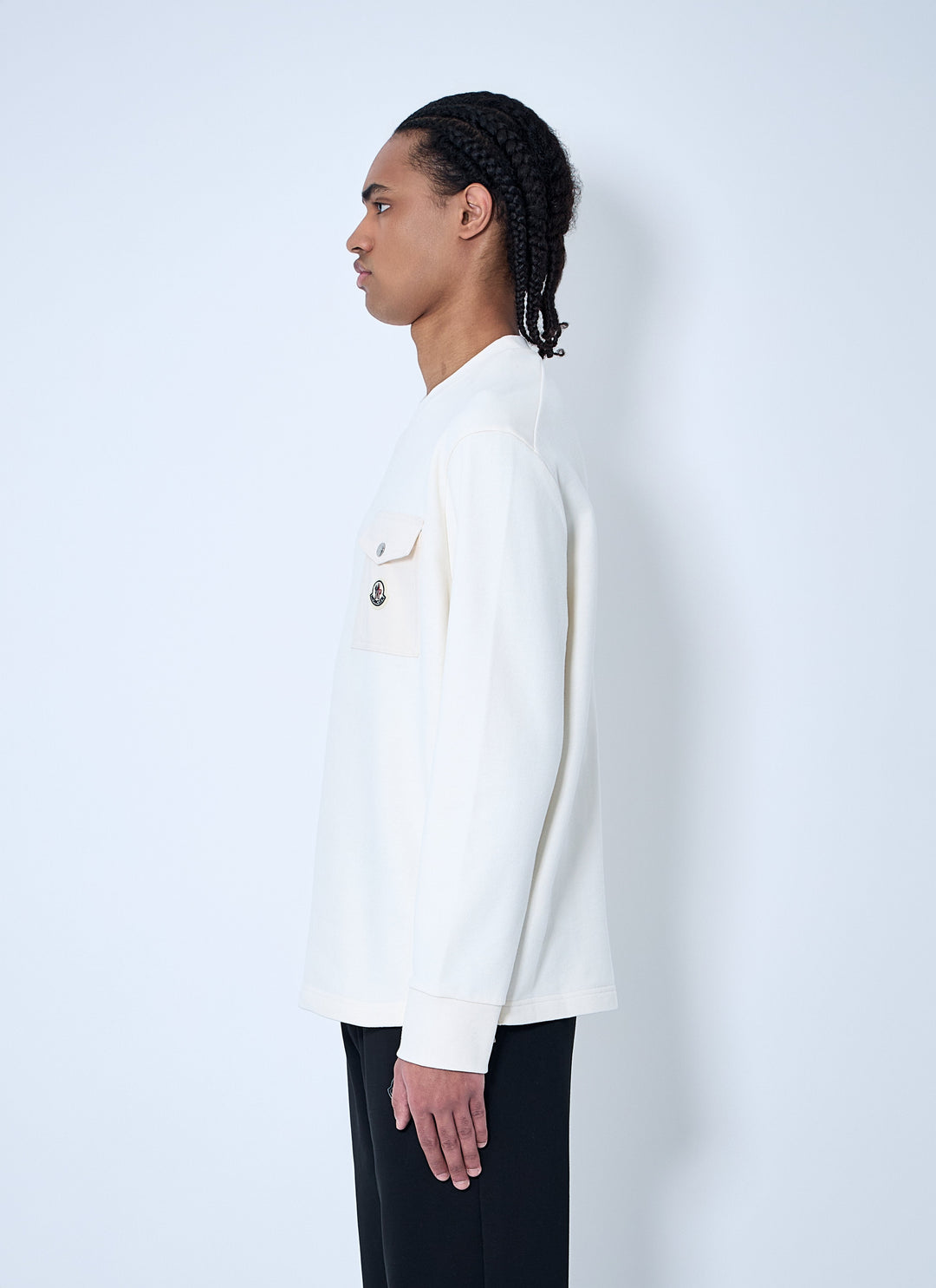 Moncler Men Logo Patch Sweatshirt
