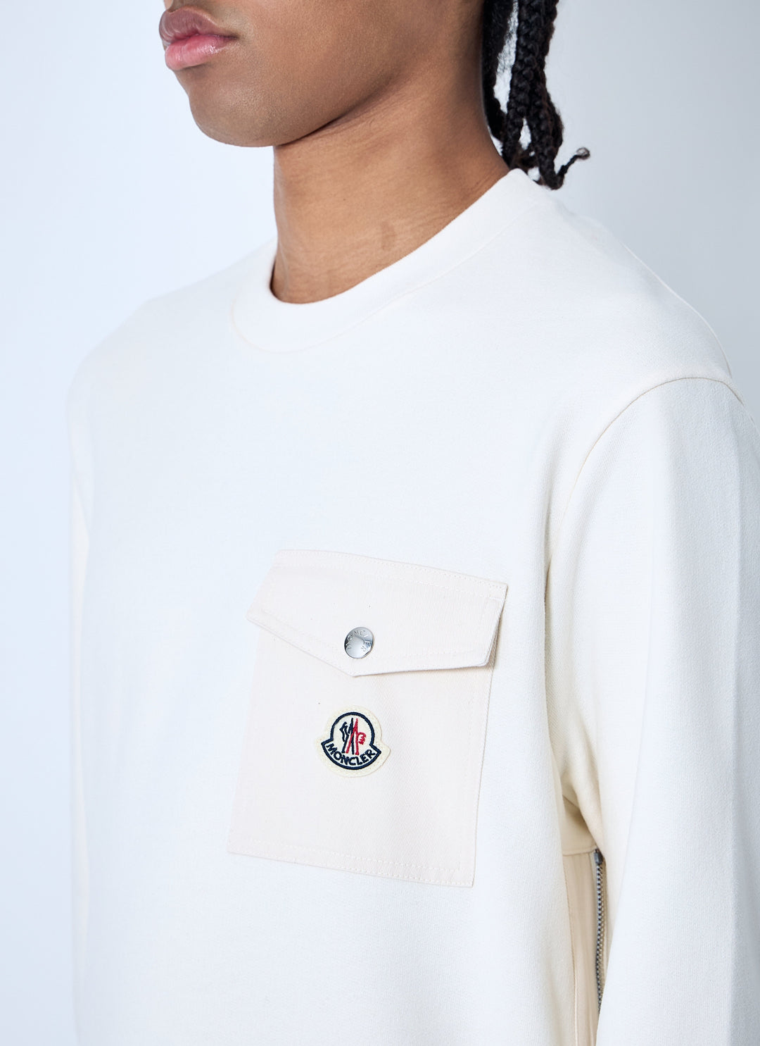 Moncler Men Logo Patch Sweatshirt