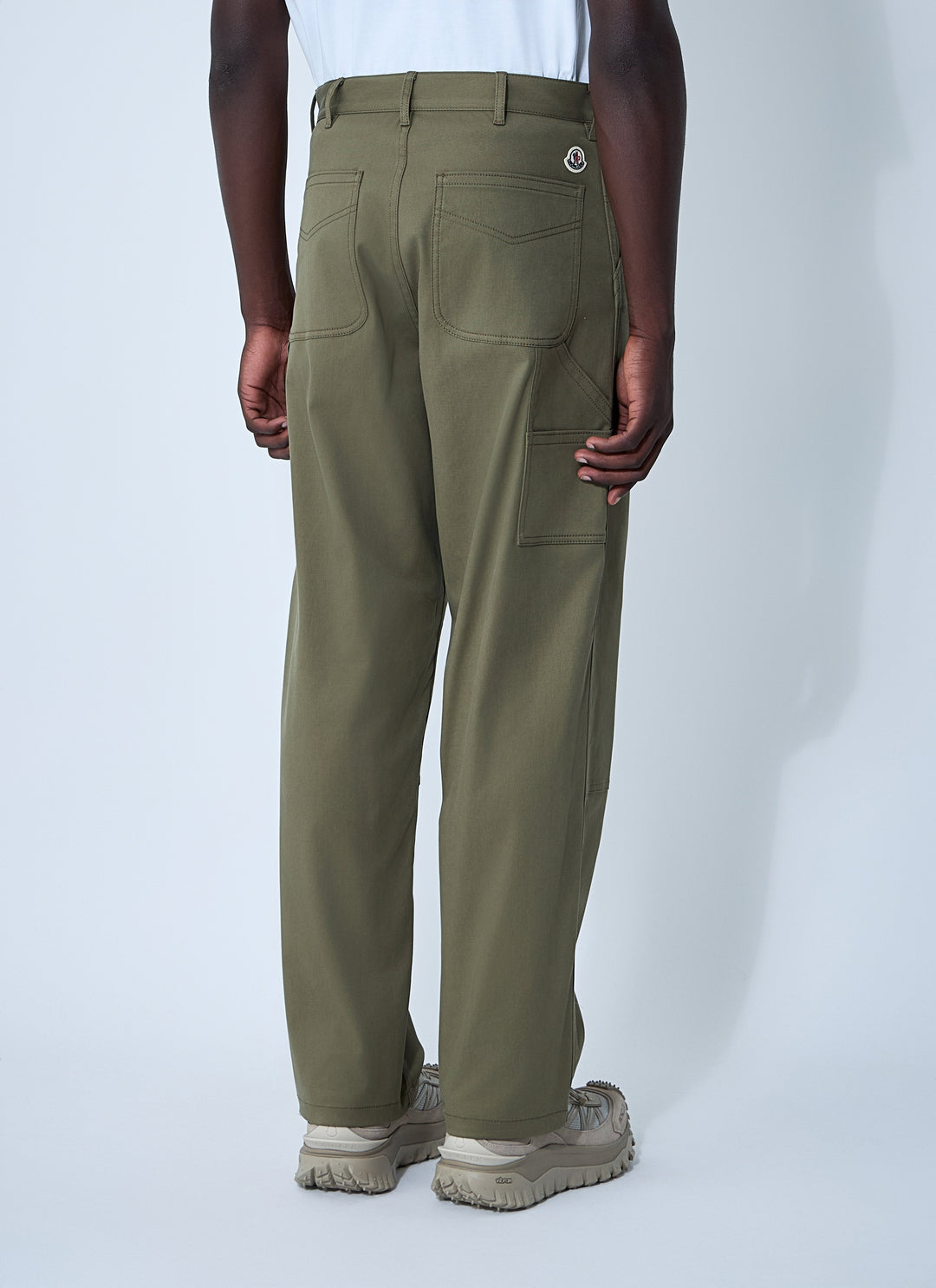 Moncler Men Logo Patch Pants