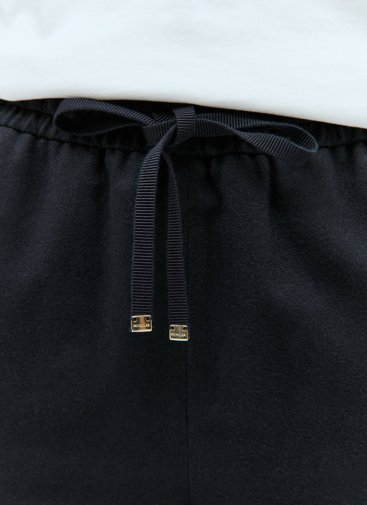 Moncler Women Wool-Blend Drawstring Trackpants