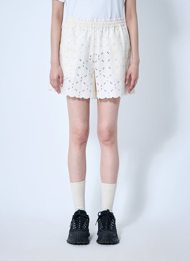Moncler Women Logo Patch Shorts
