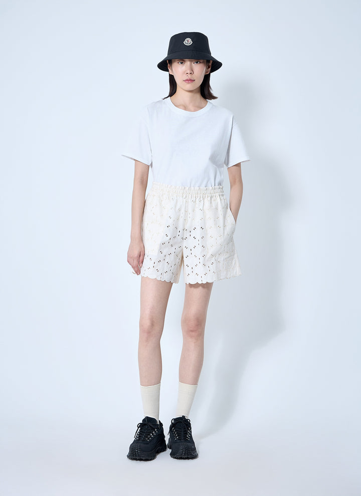 Moncler Women Logo Patch Shorts
