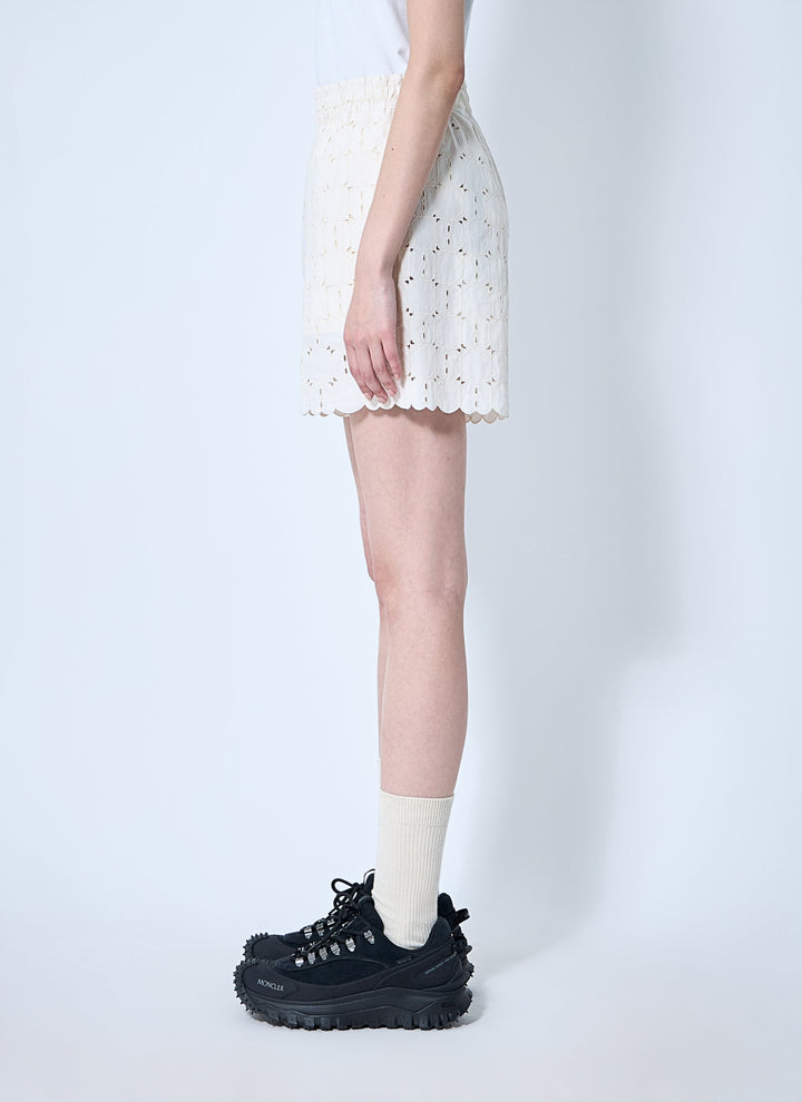 Moncler Women Logo Patch Shorts