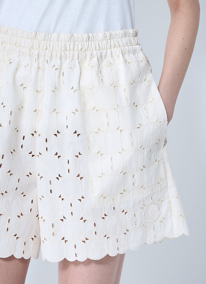 Moncler Women Logo Patch Shorts